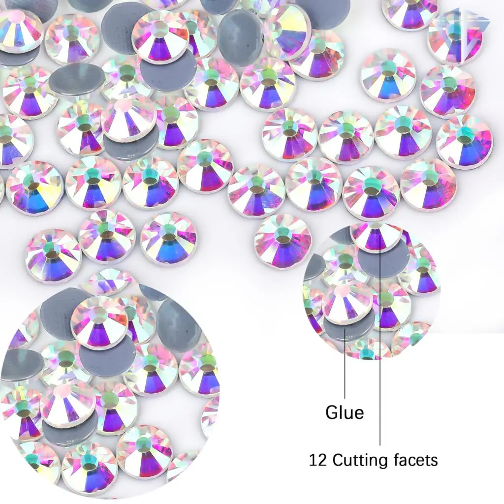2880Pcs Big Package SS30 Hot Sales Colours A3 Flatback Rhinestones Glitters Crystal Cтразы Stone Wholesale DIY For Cloth Shoes
