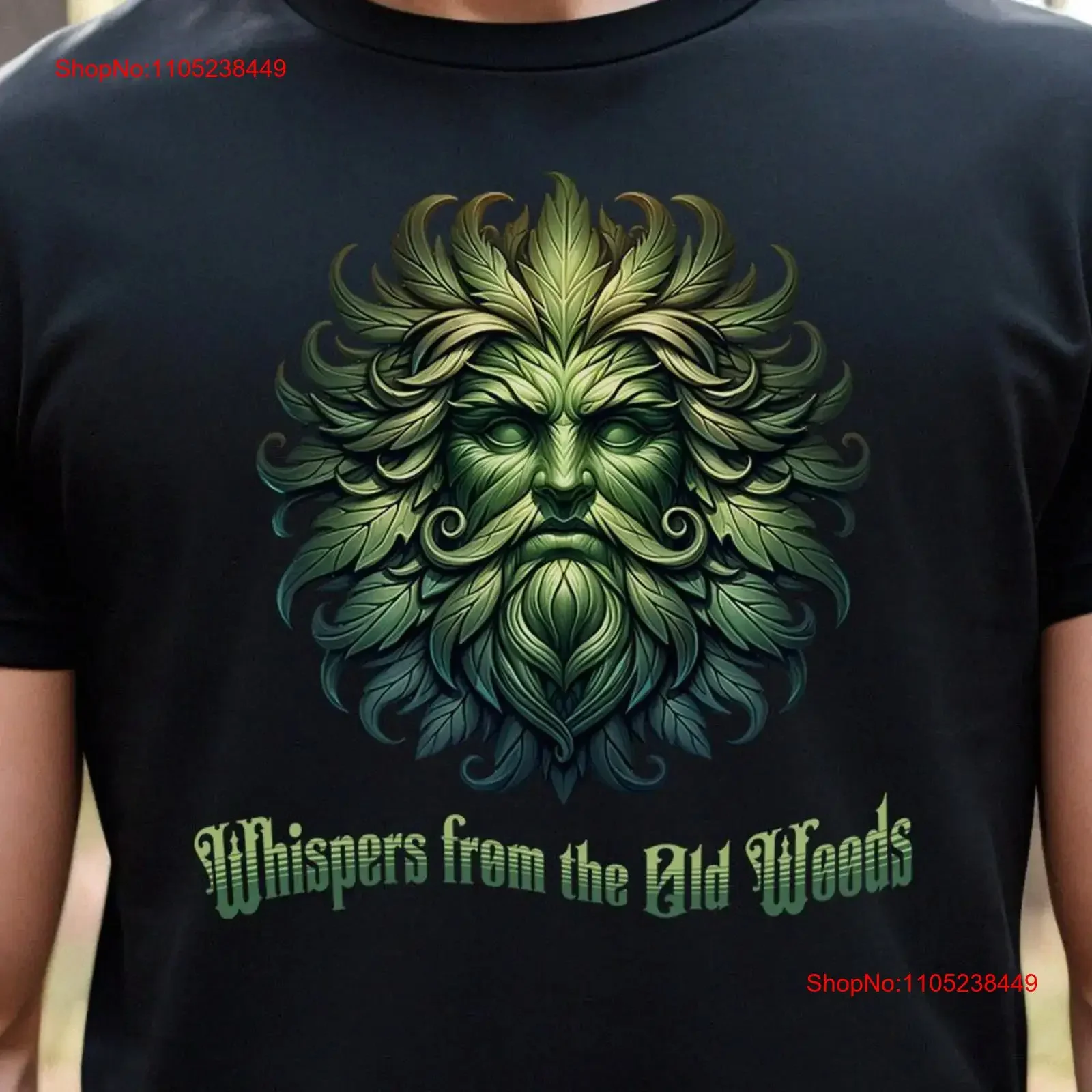 Mystical Greenman T Shirt Whispers from the Old Woods Pagan Welcome Spring Wiccan Witch Time for Rebirth vintage Washed Unisex