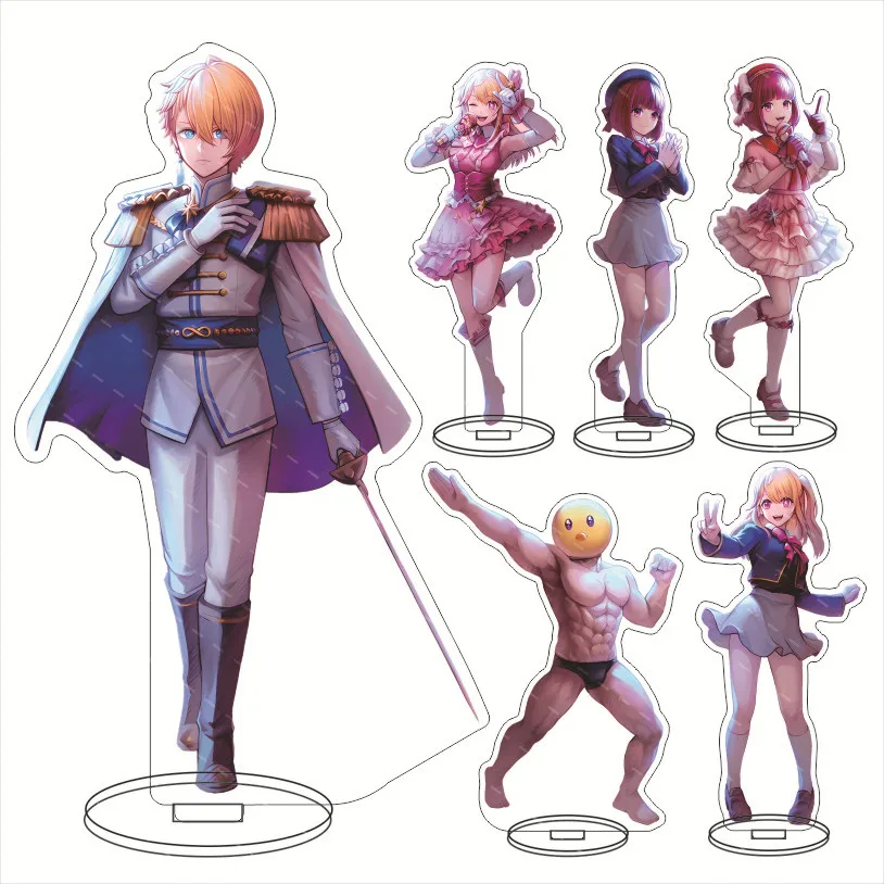 Oshi No Ko Hoshino Akuamarin Rubii Anime Acrylic Stand Model Plate Desk Decoration Gif Figure Display Jewelry Creative Badge