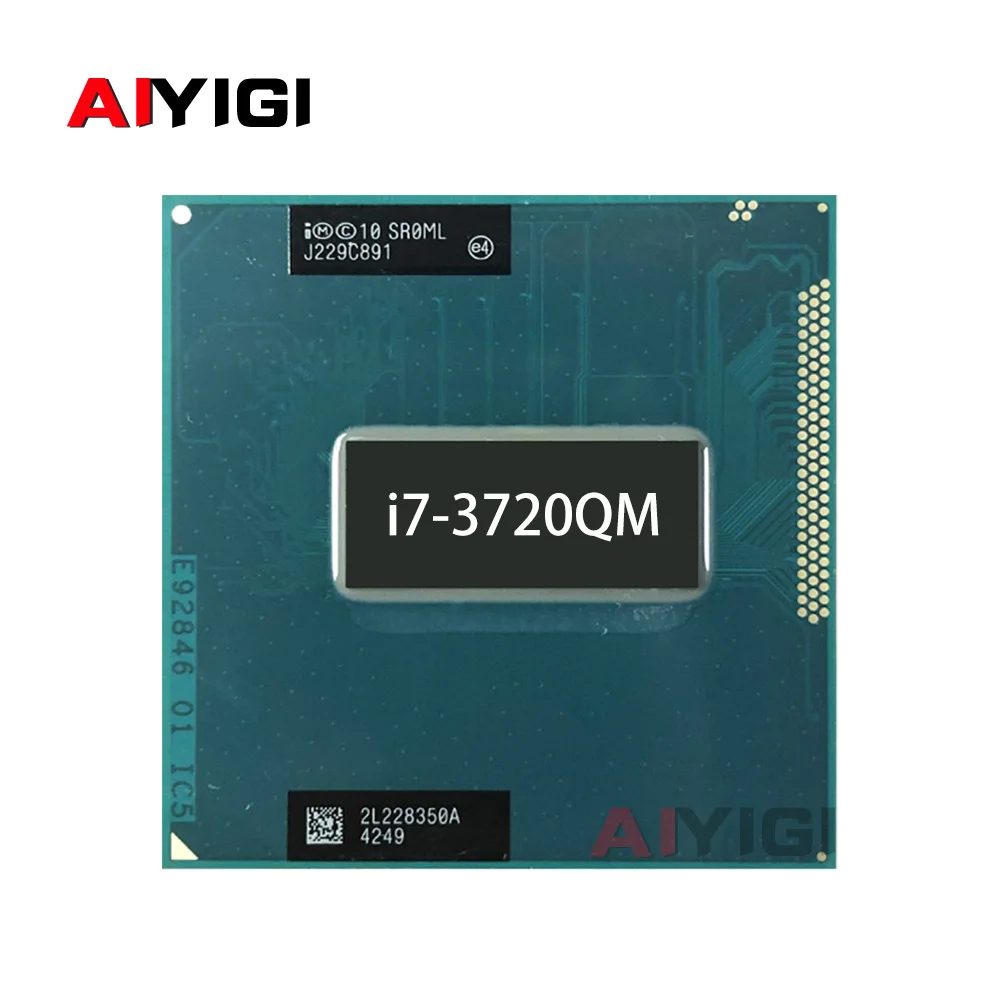 Core I7-3720QM SR0ML 2.6GHz Quad-Core Eight-Thread I7 3720QM Notebook CPU Laptop Processor 6M 45W Socket G2 / RPGA988B