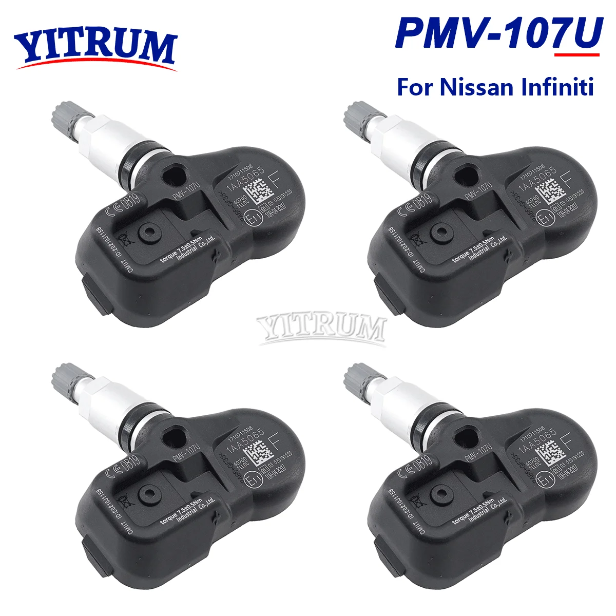 

YITRUM PMV-107U TPMS Tire Pressure Sensor For Infiniti M Series Y51 QX56 2010-12 For Nissan Patrol VI 2010-14 40700-1LL0C 433MHz