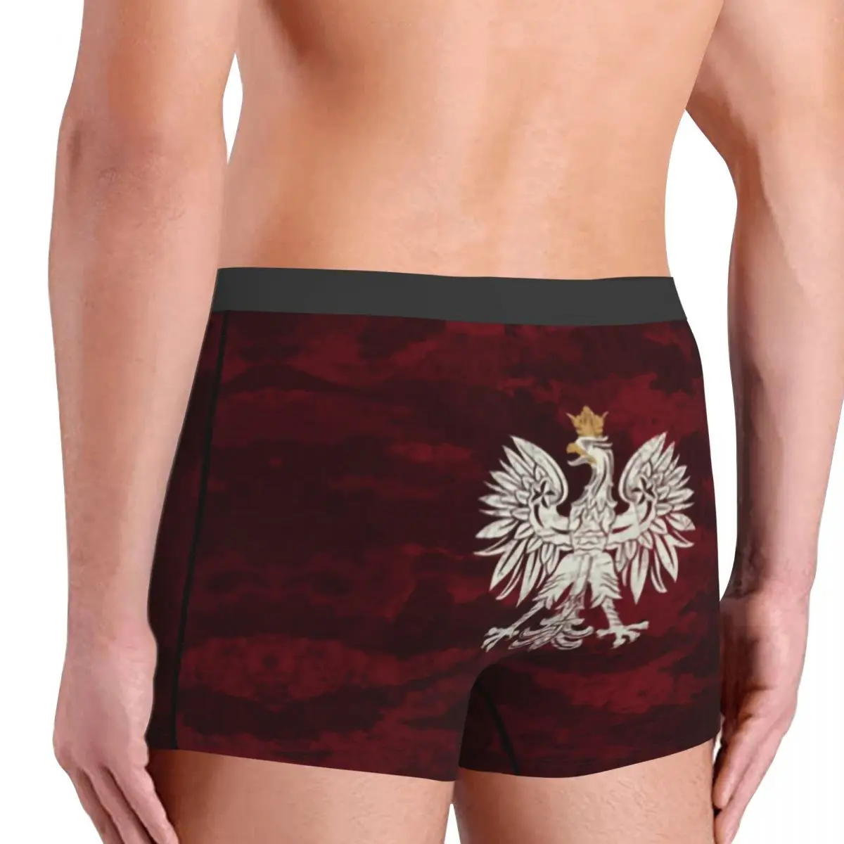 Poland Vintage Coat Of Arms Underwear Men Breathbale Polska Polish Eagle Boxer Briefs Shorts Panties Soft Underpants For Homme