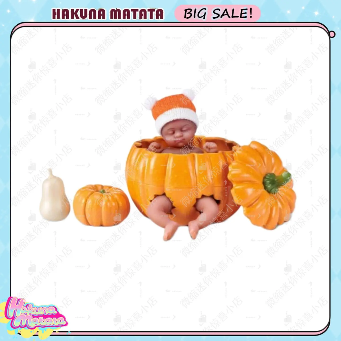 Genuina ZURU 5 Surprise My Mini Baby Pumpkin Patch Bola Misteriosa Muñeca de Vinilo Realista Recién Nacida Caja Sorpresa Juguete Regalo Sorpresa Edición Limitada