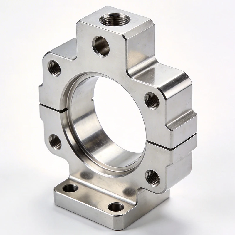 Custom High Precision Stainless Steel Split Bearing Housing CNC Machining Service Customize CNC Metal Parts