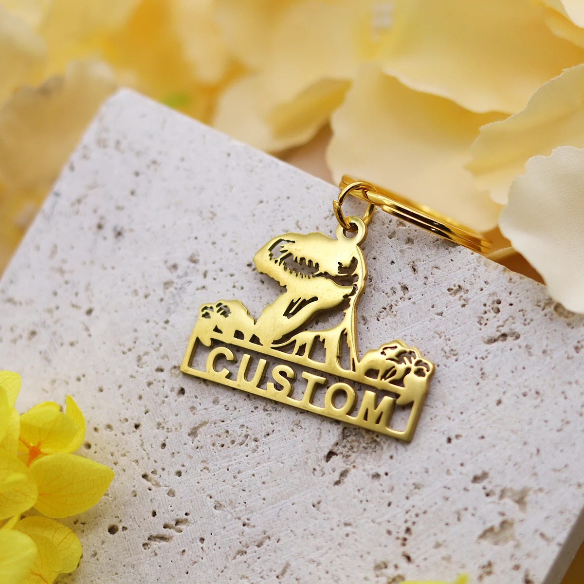 Halloween Gift Cute Dinosaur Key Chain Key Ring Festive Jewelry Pendant Key Chain Key Ring for Women