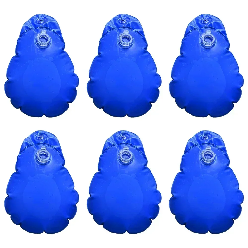 

Набор из 6 утяжелителей для бассейнов из ПВХ для зимней защиты, с герметичной конструкцией и легкоустанавливаемыми крючками для накрытий надземных бассейнов