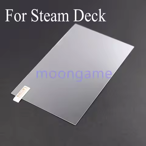 2pcs Tempered Glass Film for Steam Deck Game Console Screen Protector Anti-Scratch Guard Film for Steam Deck Accessories