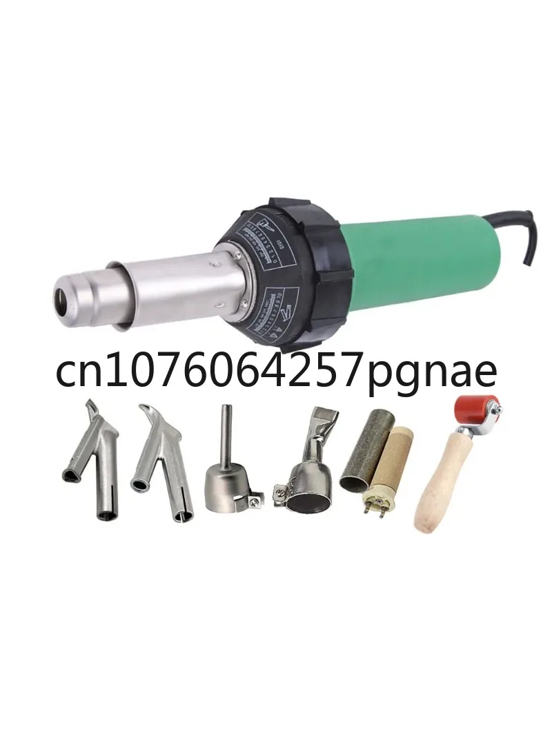 Professional 1600W Heating Gun Kits Hot Air Blast Torch with 4pcs Welding Nozzles Plastic Welder for PVC TPO Roofing Memebranes