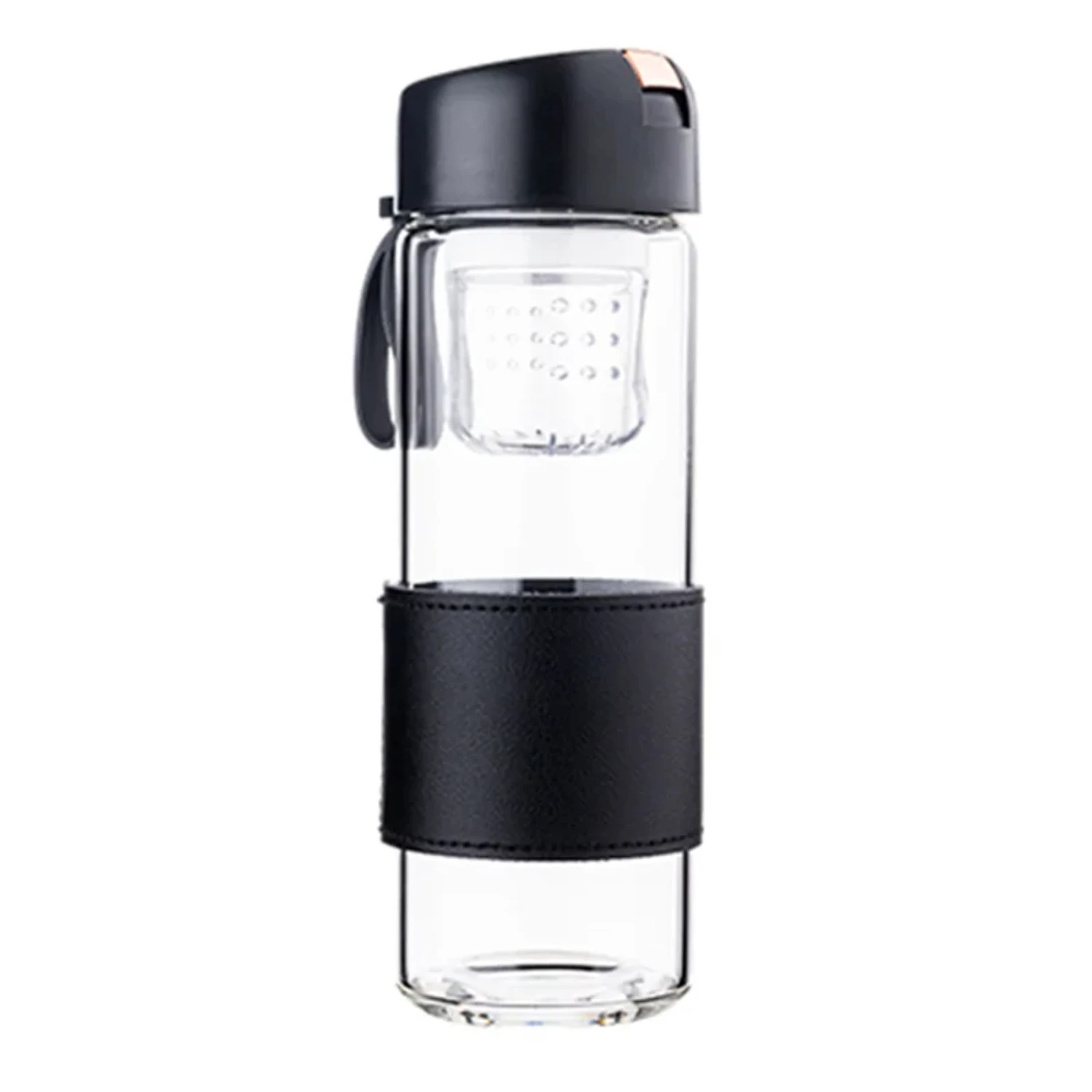 450ml Portable Transparent Glass Cup Household Drinkware Coffee Mug With Lid Beverage Coffee Cups Coffeeware Teaware