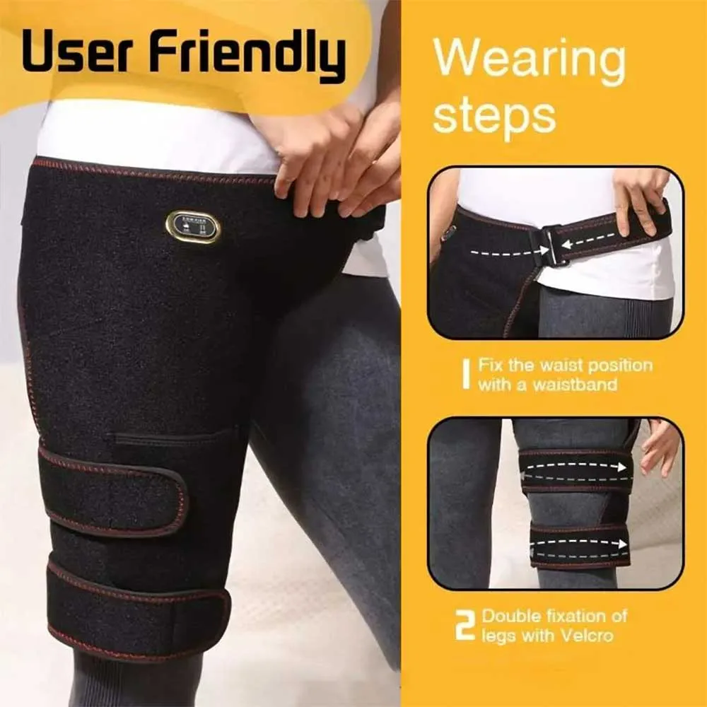 Electric heating therapy hip rehabilitation device Moxibustion hot compress massage hip joint electric heating