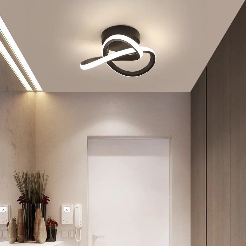 Imagem -04 - Nordic Modern Simple Corridor Led Ceiling Lights Iluminação Decorativa para Varanda do Corredor Lâmpadas de Personalidade Criativa