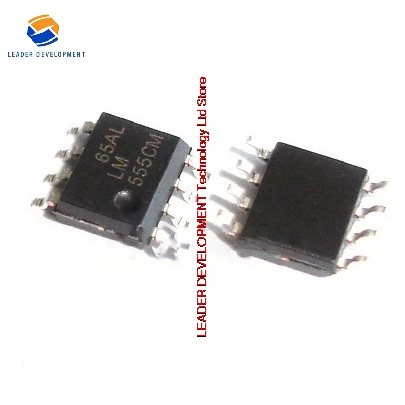 10 PCS LM555CM SOP-8 LM 555CM LM555 SMD Highly Stable 555 Timer 8-SOIC Chip IC