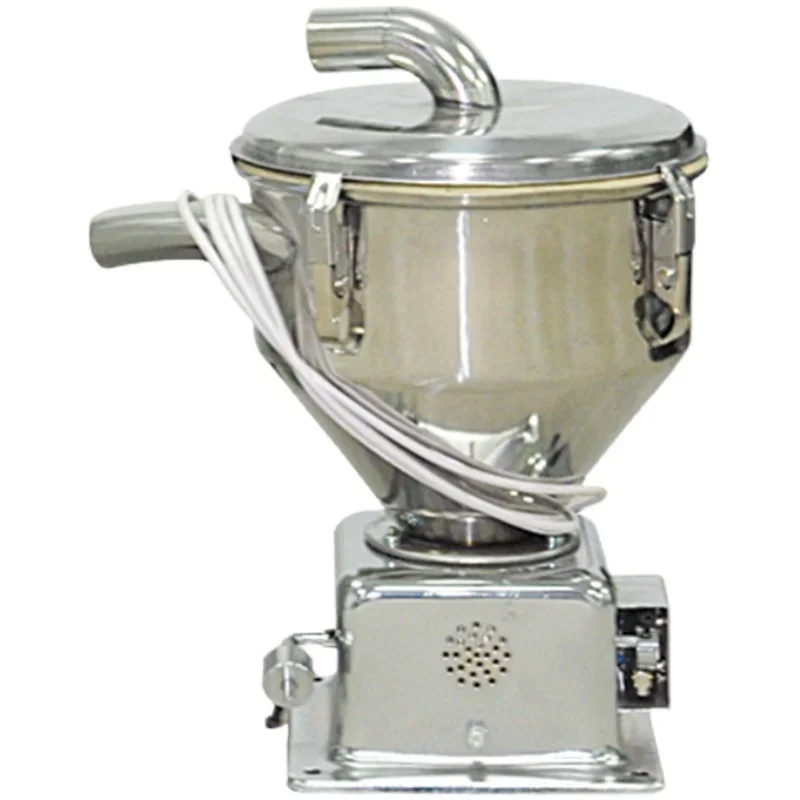New Suction Machine Stainless Steel Hopper 7.5L/12L Vacuum Feeder Storage Bucket Injection Molding Machine Accessories