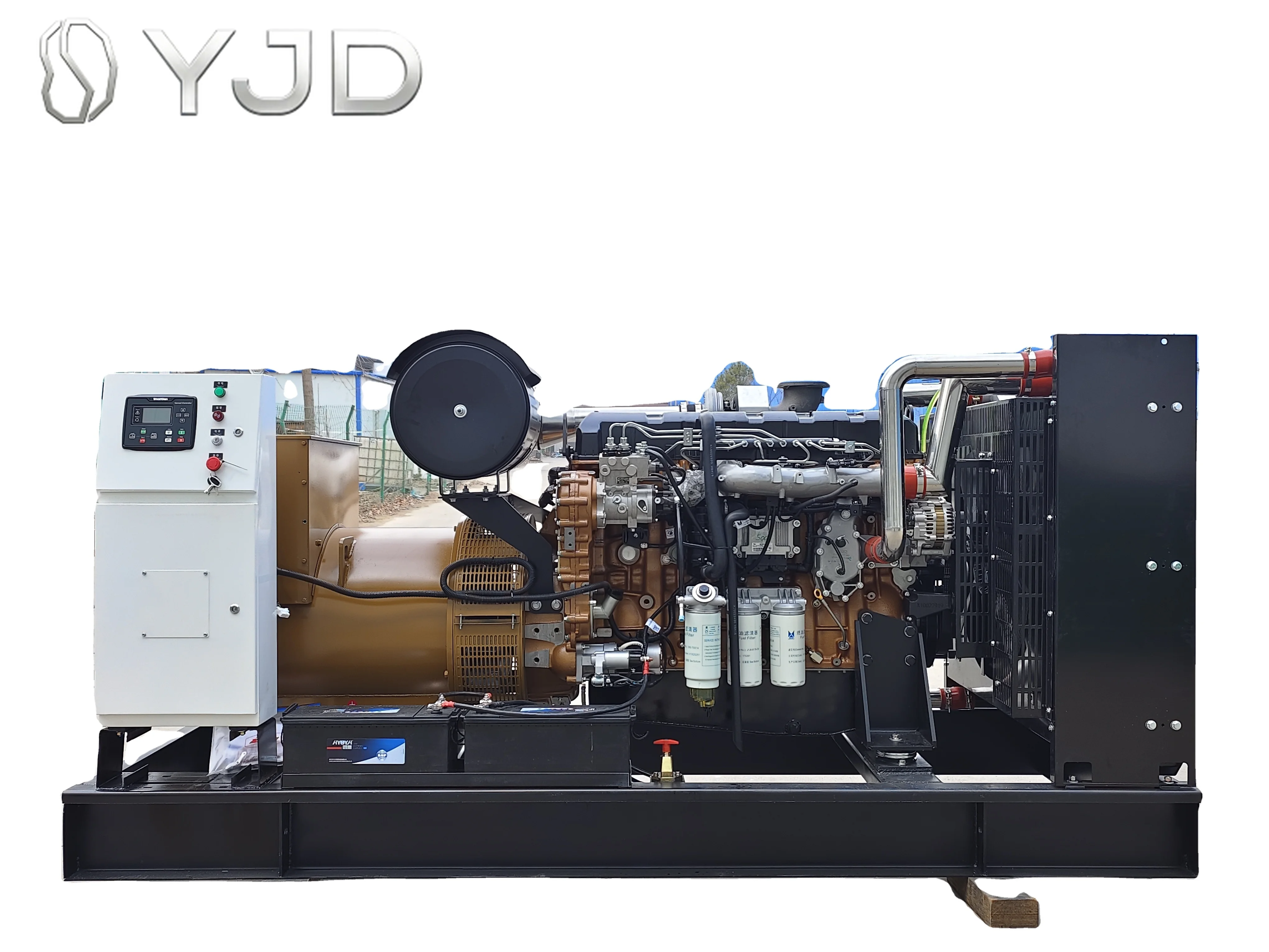 Open Frame Type 3 Phase Diesel Generator 100kVA 200kVA With AVR & Radiator