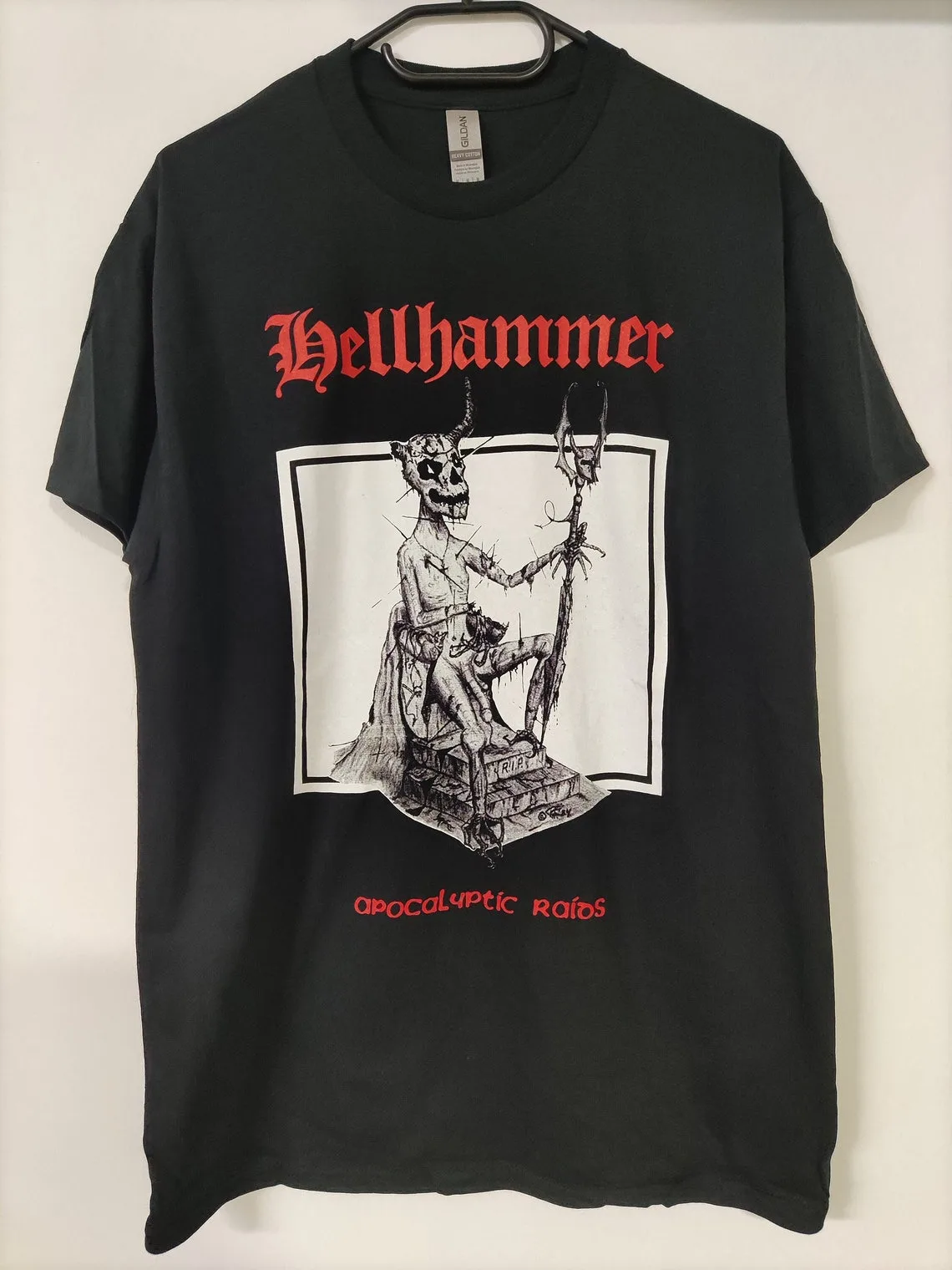 

hellhammer рубашка Death Metal трэш черная футболка