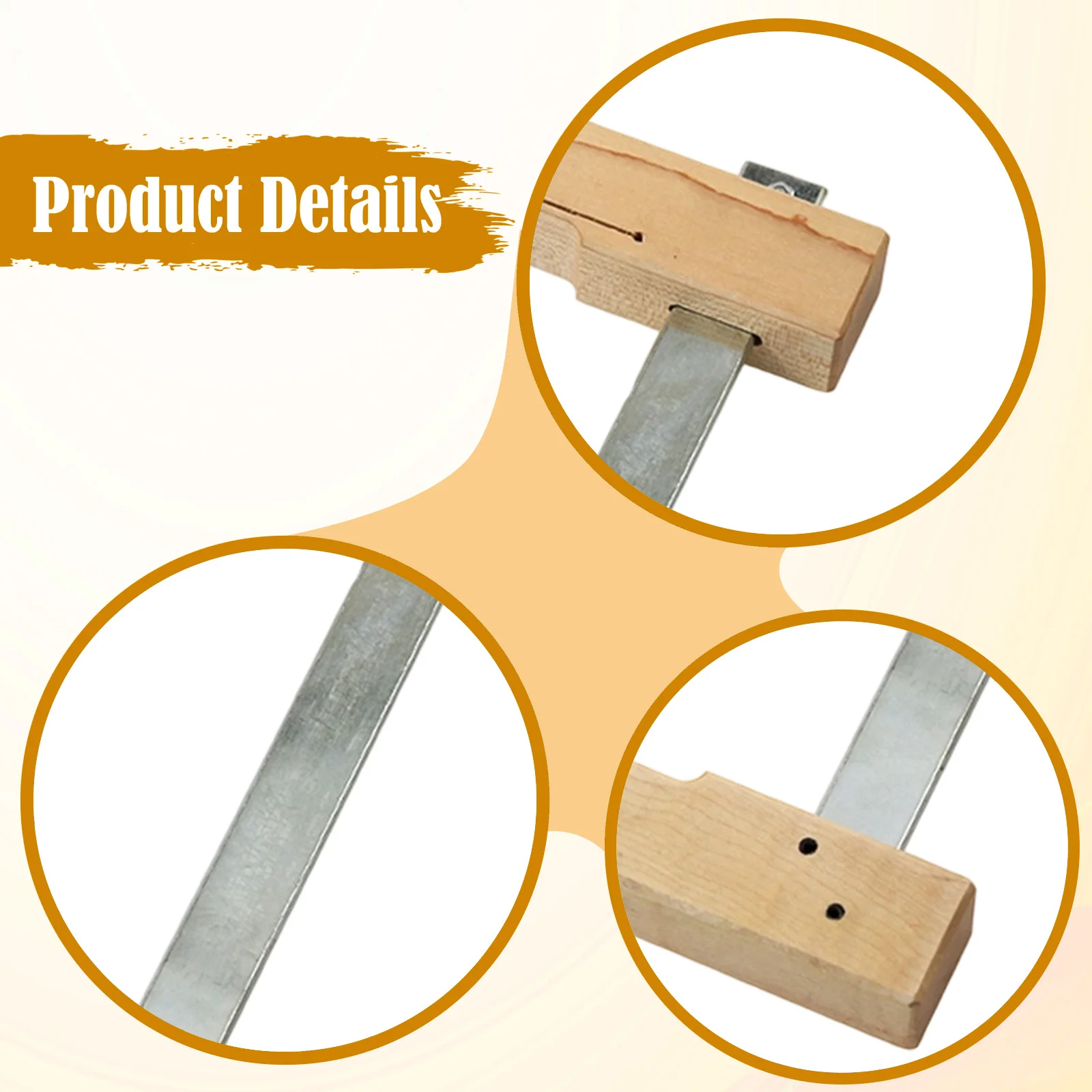 Hand-made Maple Violin Edge Clamp F Shaped Cello Making Tool for Guitar Cello Bridge Repair Tool Stringed Instrument Accessories