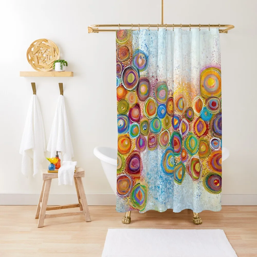 

A Garden Shower Curtain Bathroom Box Bathroom Fabric Anti-Mold Waterproof Shower Modern Showers For Bathroom Curtain