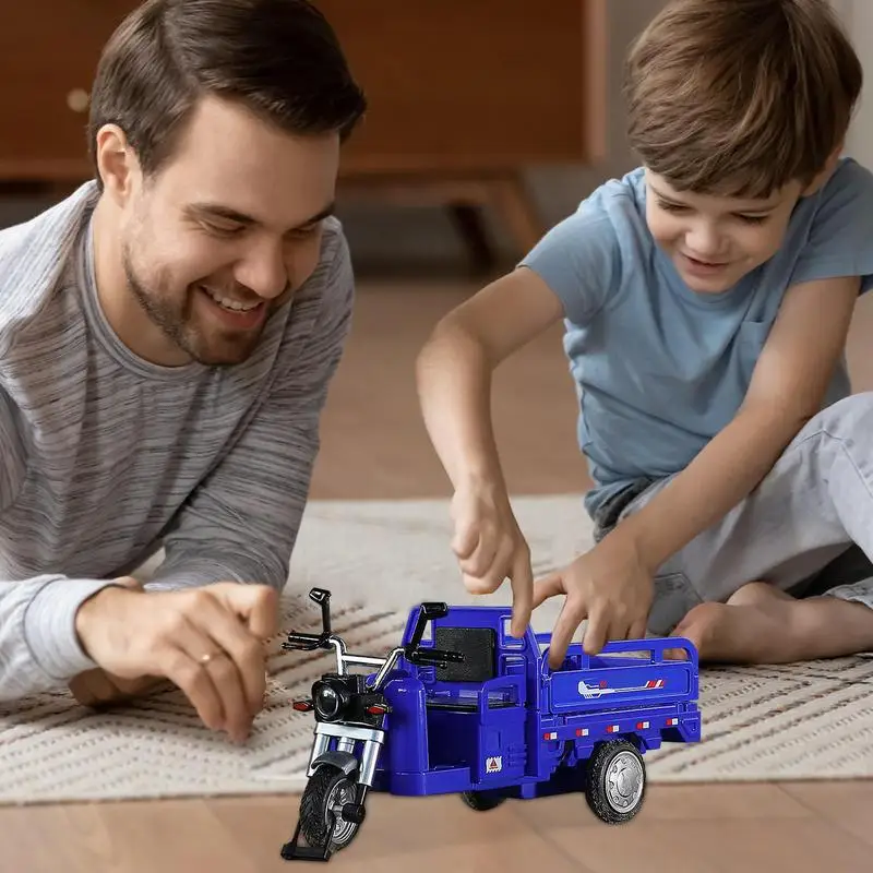 Pull Back Cars Alloy Tricycle Toy Miniature Vehicles Model Cool Safe Realistic For Classroom Carnival Rewards Daycare Stockings
