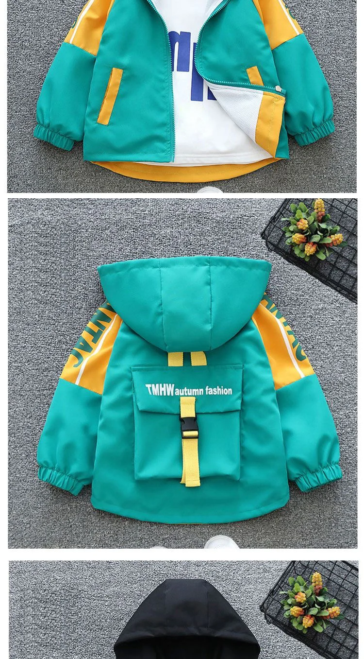 2-12 Jahre Freizeitjacke Baby Jungen Kleidung Neue Mode Frühling Kinder Buchstaben Mantel Für Mädchen Niedlich 2025, Herbst Kinder Oberbekleidung – Detail 5