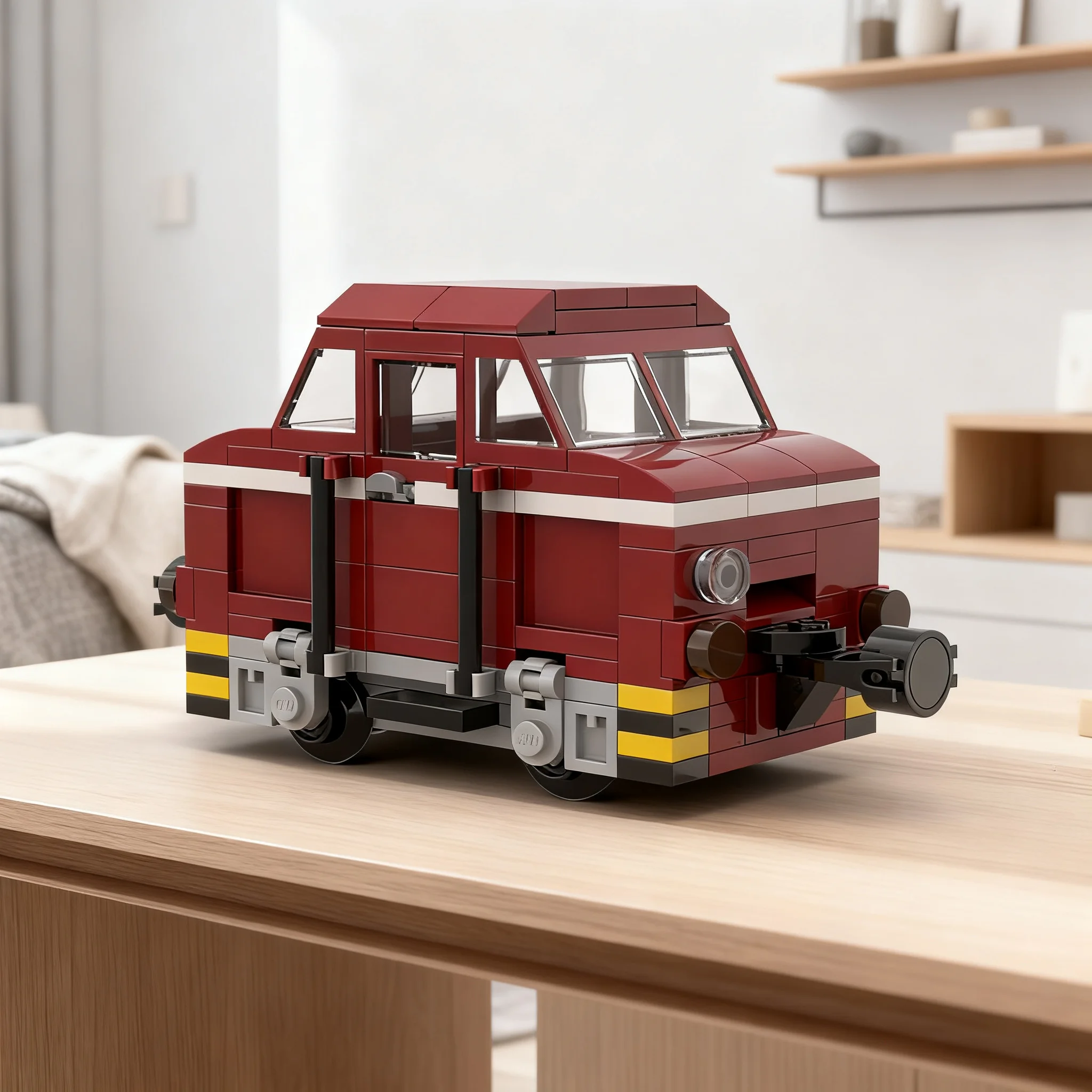 246pcs MOC Train Battery Powered Shunting Locomotive Model Building Blocks Toys Architecture Christmas Gift Display Collection