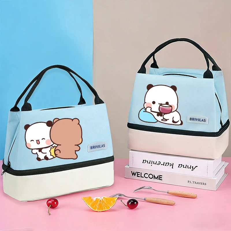 

Bubu Dudu Boy Girl Lunch Bag Insulation Bento Pack Kawaii Thermal Food Bag Meal Pack IcePack Student Cute Lunch Handbag Gift New
