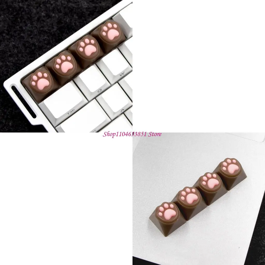 Unique Cartoon Keycaps Resin Keycap 2 Color for Mechanical keyvoards