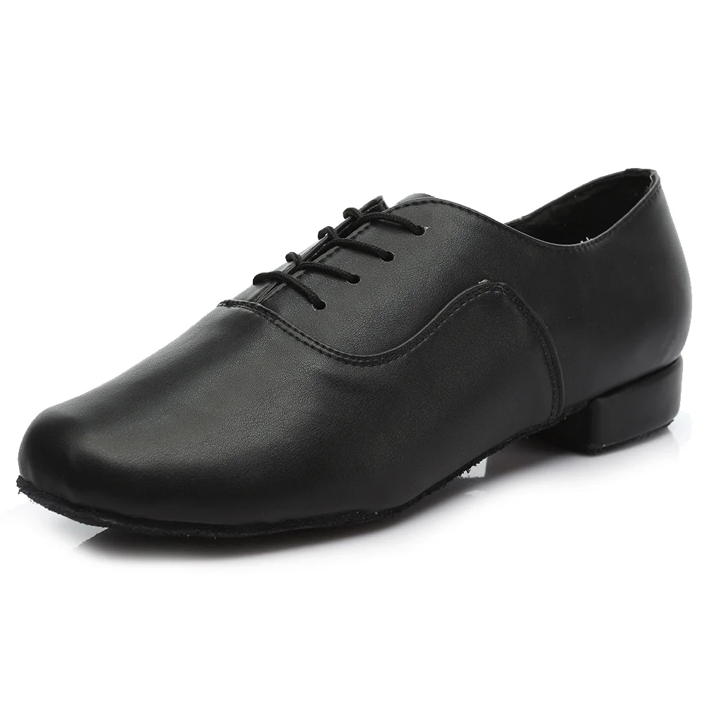 Scarpe da ballo da uomo nero adulti Tango Dance Sneakers Modern Ballroom Salsa scarpe da ballo ragazzi scarpe da allenamento Jazz latino uomo Indoor