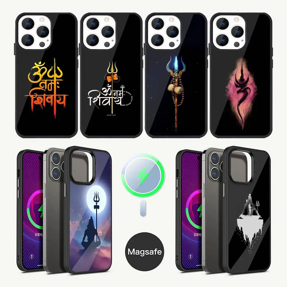 

Lord Shiva Hindu Phone Case For iPhone 16,15,14,13,12,11,Plus,Pro,Max Mini Magsafe Magnetic Wireless Charging