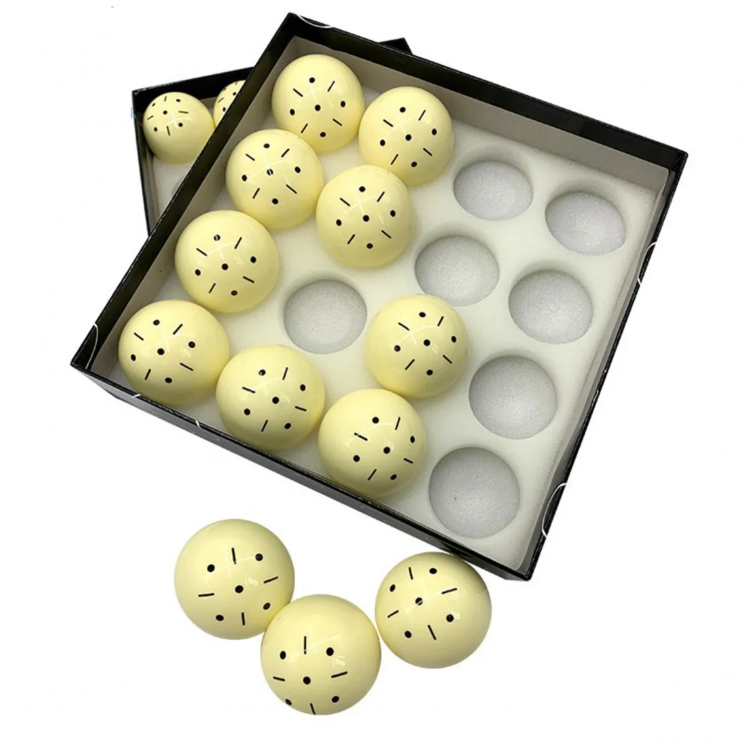 

Billiards Cue Ball for Pool Cue & Snooker Game 52mm/57mm (Optional) White Resin Balls 2PCS/lot