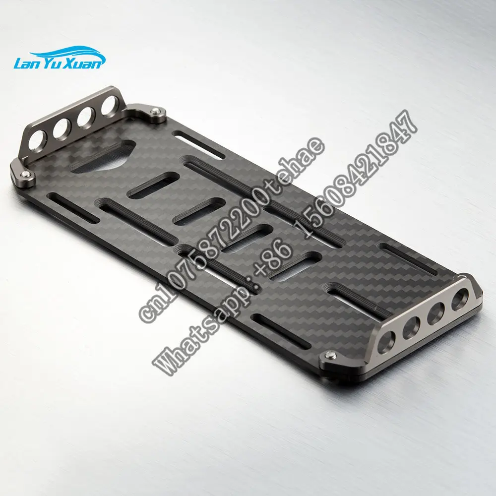 SCX-10 carbon fiber battery holder AXIAL SCX-10 climbing car battery frame parts upgrade parts original factory universal