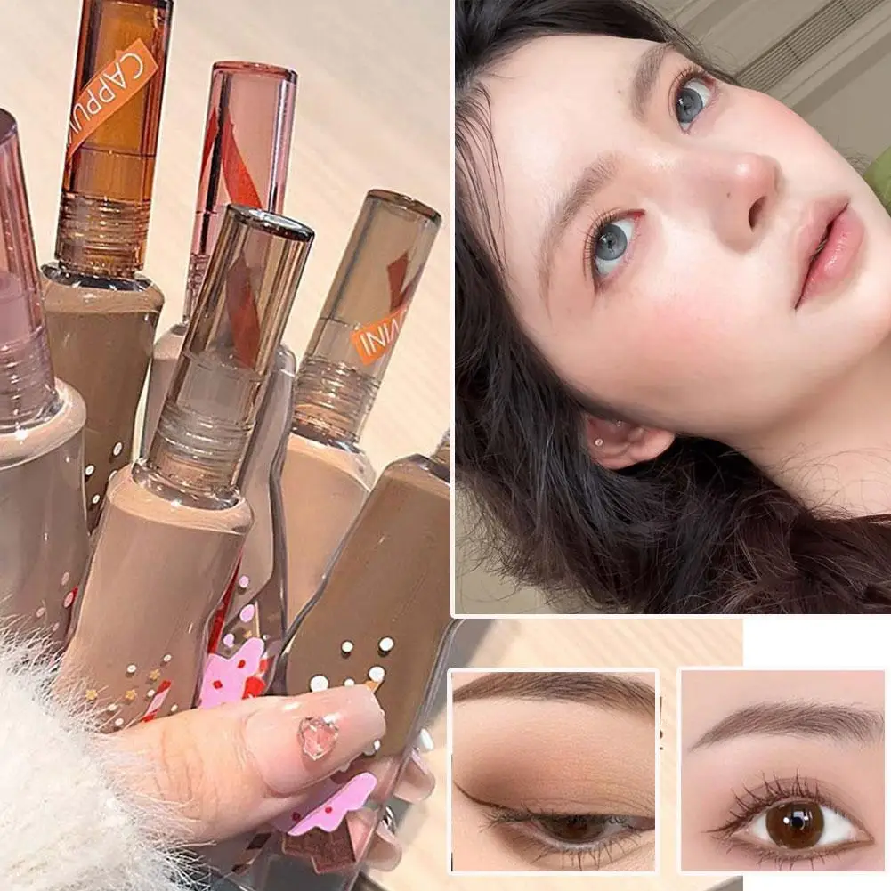 キャプビニ ベルベットブラウン カーキ マット ナチュラル チーク ミルクコーヒー ソフトマット仕上げ アイシャドウクリーム アイズ M X2S0