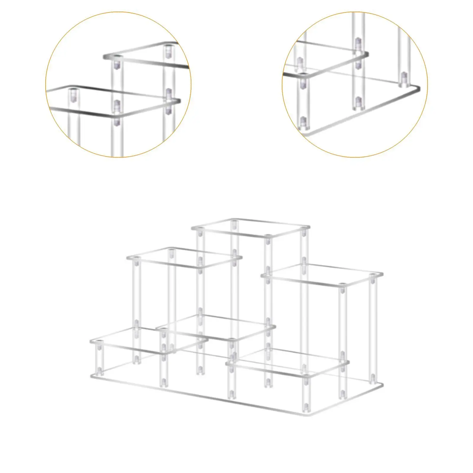 Acryl Display Riser Acryl Display Ständer für Spielzeug Kosmetik Home Dekoration