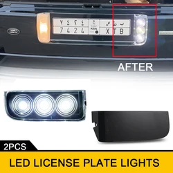 2Pcs For LAND ROVER RANGE ROVER L322 REAR BACKUP REVERSE LAMP SET XFD000043 License Plate Lights No Error Canbus