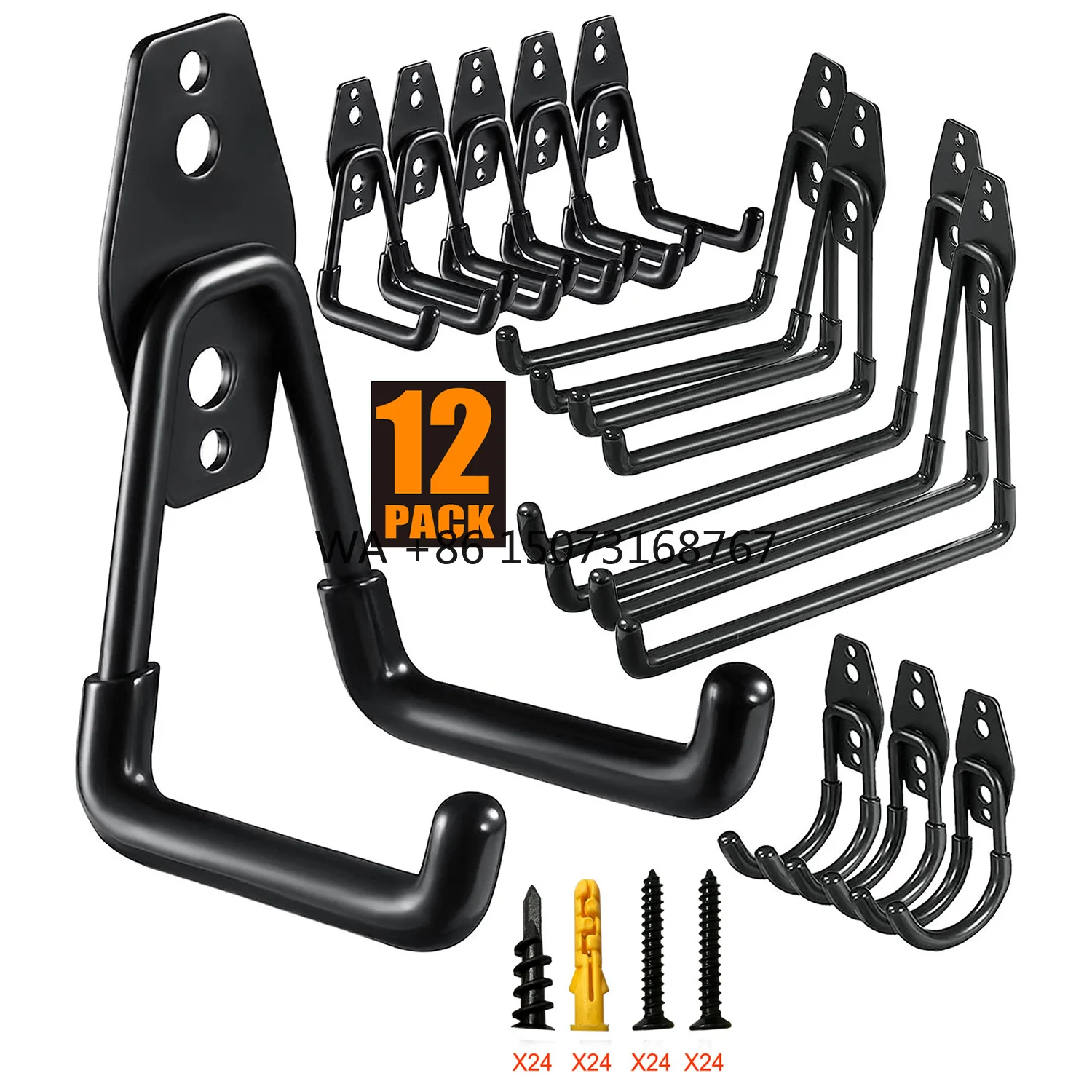 

Лидер продаж, разноцветные гаражные крючки для опций, сверхмощные металлические гаражные сверхмощные универсальные крючки