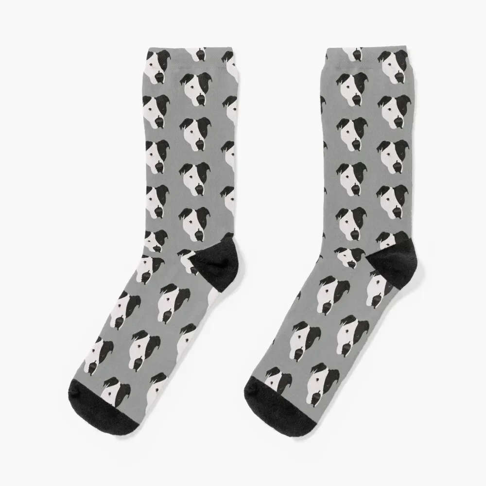 

Freddie the Pit bull Socks with print hiking funny sock christmass gift Socks Male Women's