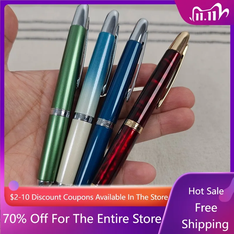 

Перьевая ручка JINHAO Press с зажимом-конвертером для письма EF F 0,38 0,5 мм, перо, школьные принадлежности PK Pilot Capless/Majohn A1 A2