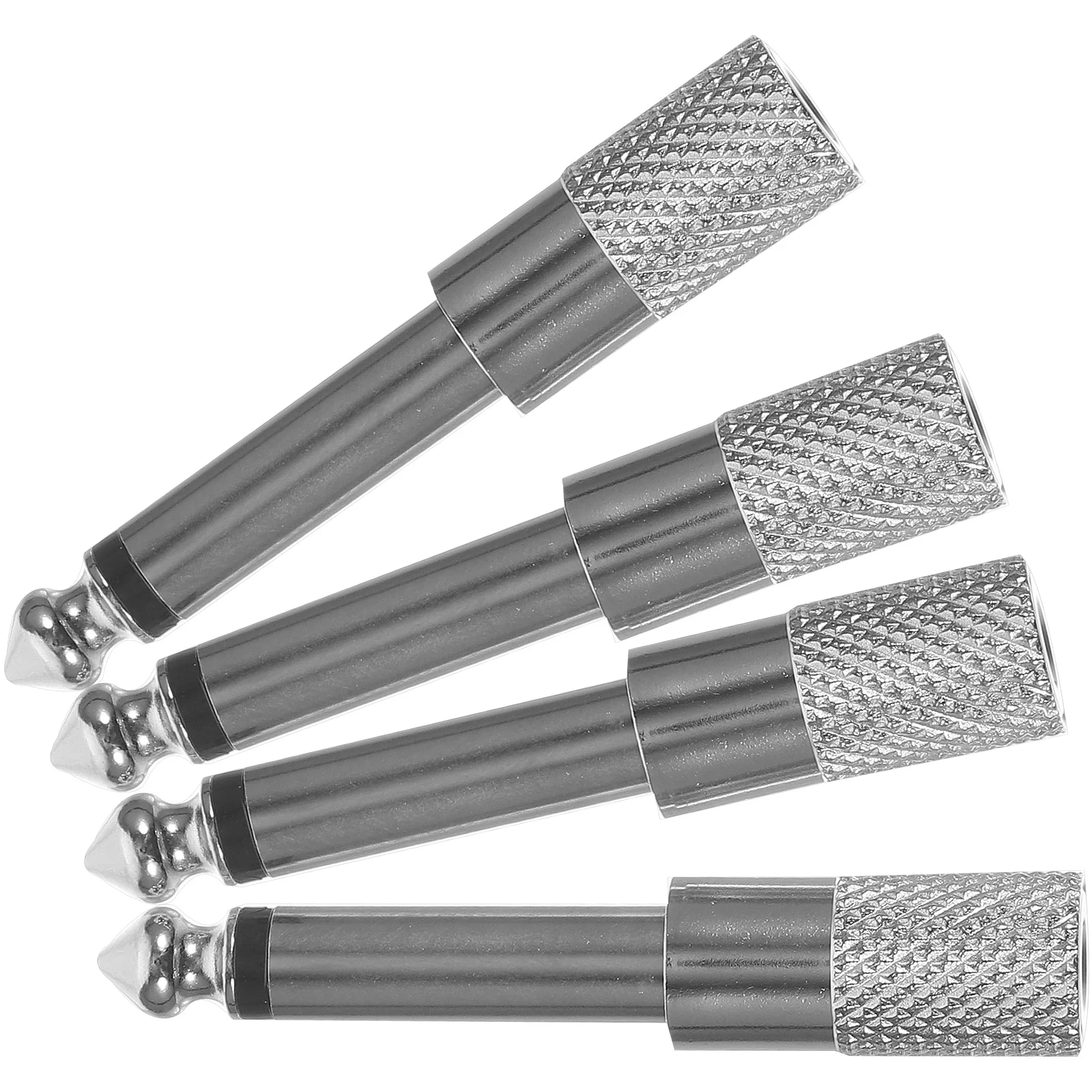 

4Pcs Headphone Jack Adapter Zinc Alloy 6.5mm to 3.5mm Stereo Audio Connector for Smartphones Tablets Laptops High-Speed