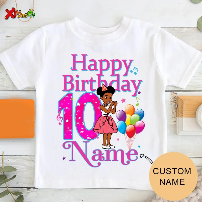 

Family Matching Clothes Girls Birthday Party Shirt Personalized Name Matching Outfits for Family Family Birthday Party Outfit