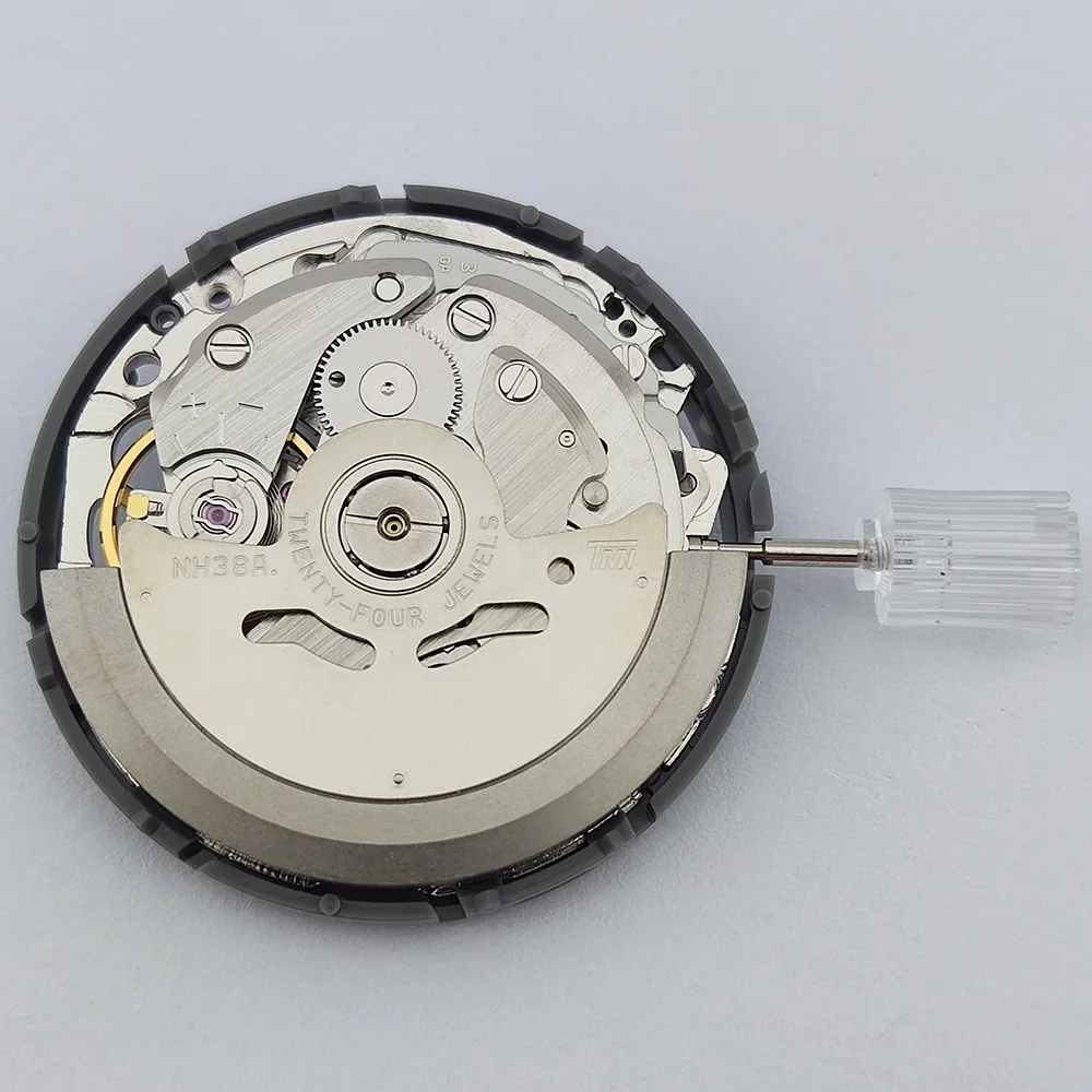 Movimento NH38 Giappone Originale 24 Gioielli Meccanismo di movimento dell'orologio meccanico automatico ad alta precisione NH38 Movimento automatico Mod
