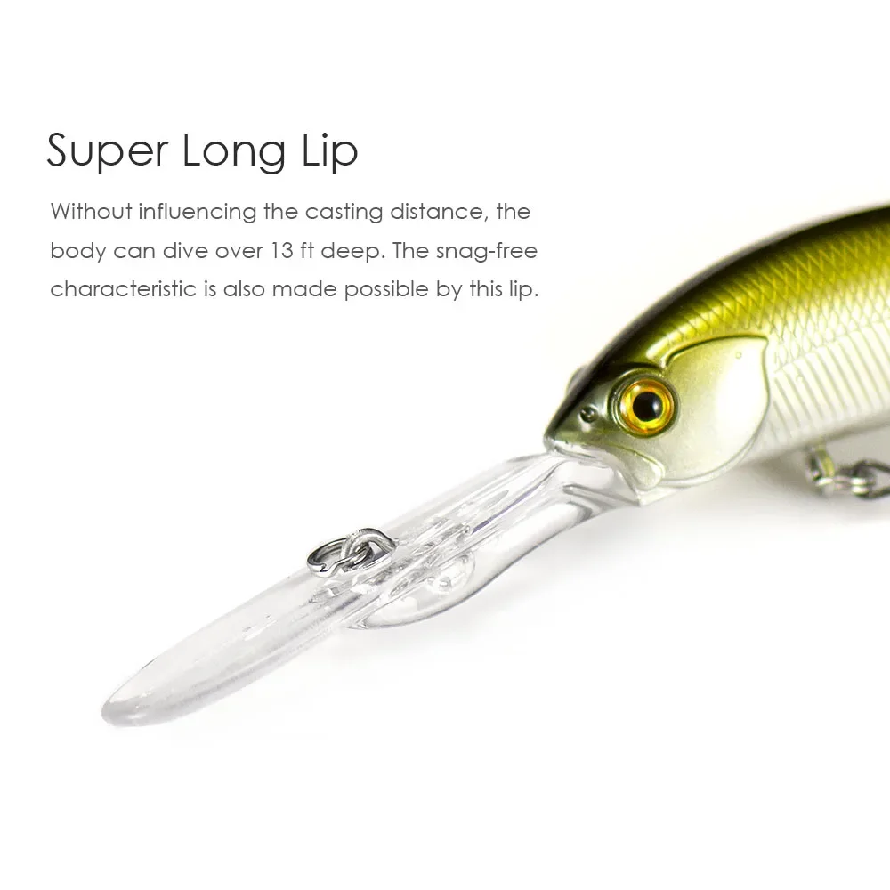 Countbass 57Mm/2.2 "7.3G/0.26" 0-4M Shad Phong Cách Crankbaits Mồi Câu Cá chatterbait Wobblers Bass Leurre Peche Nổi Mồi