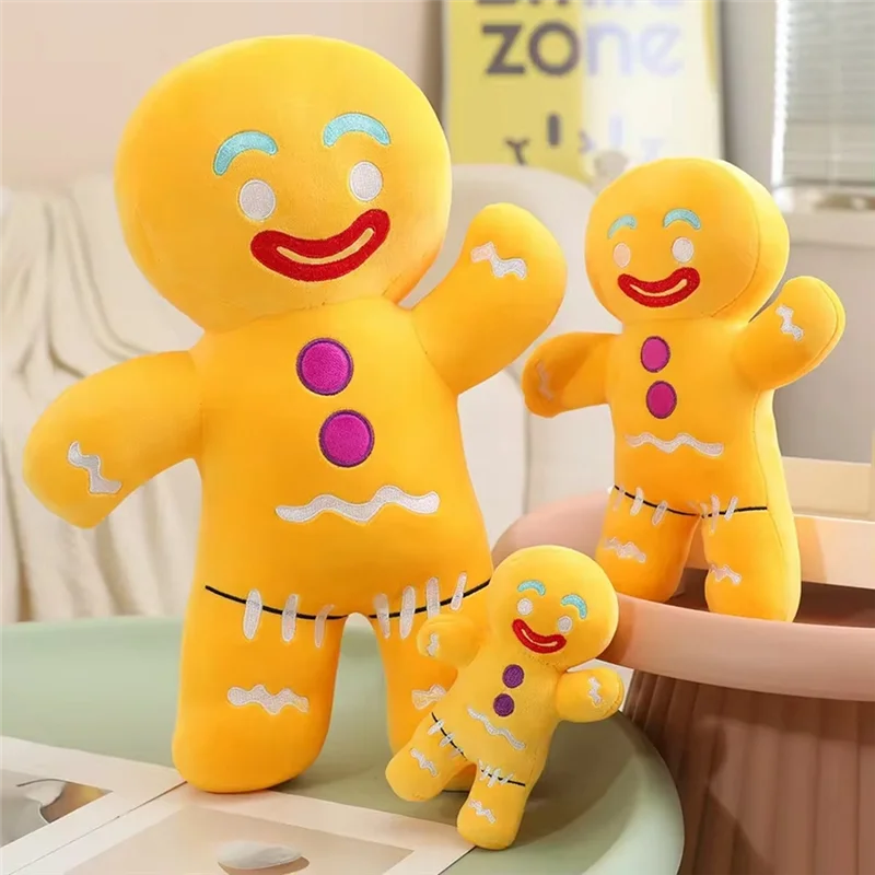 Кавайный пряничный человечек, плюшевый диван, украшение, милый печенье, чучело, подарок