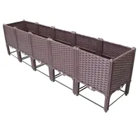 1 PSC Raised Garden Bed Self-Watering System Drainage Holes  for Indoor & Outdoor Vegetable Fruit Flower Herb Growing Box