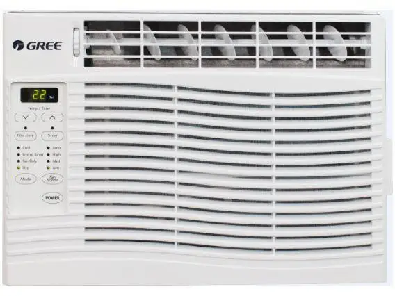 Ventana de aire acondicionado, 7.000 BTUs Gree Frio, GJC07BV-D6NRND1A - 110V