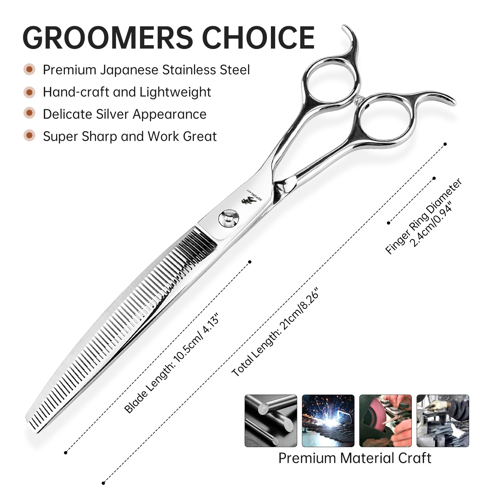 Dog Grooming Scissors Japan Stainless 8