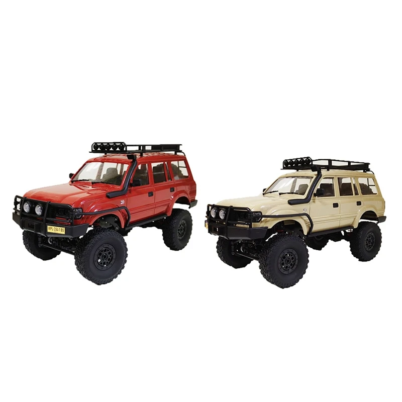 

WPL C54-1 LC80 1/16 2.4G 4WD RC Car Rock Crawler RTR Electric Buggy Climbing Truck LED Light Off-Road Car For Kids Gift