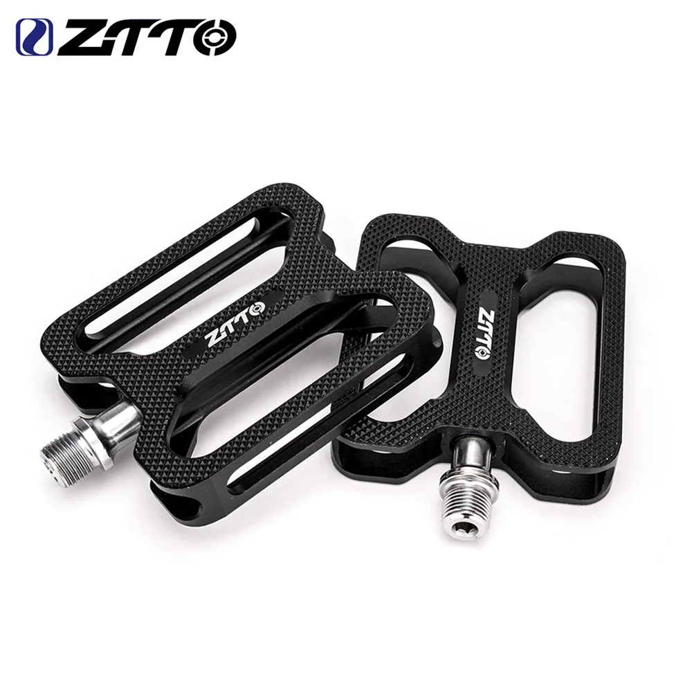 ZTTO MTB Beach Bikes Flat Platform Pedals CNC Aluminum Alloy Smooth Bearing Mtb Pedal Antiskid Ultralight K624 Bike Part