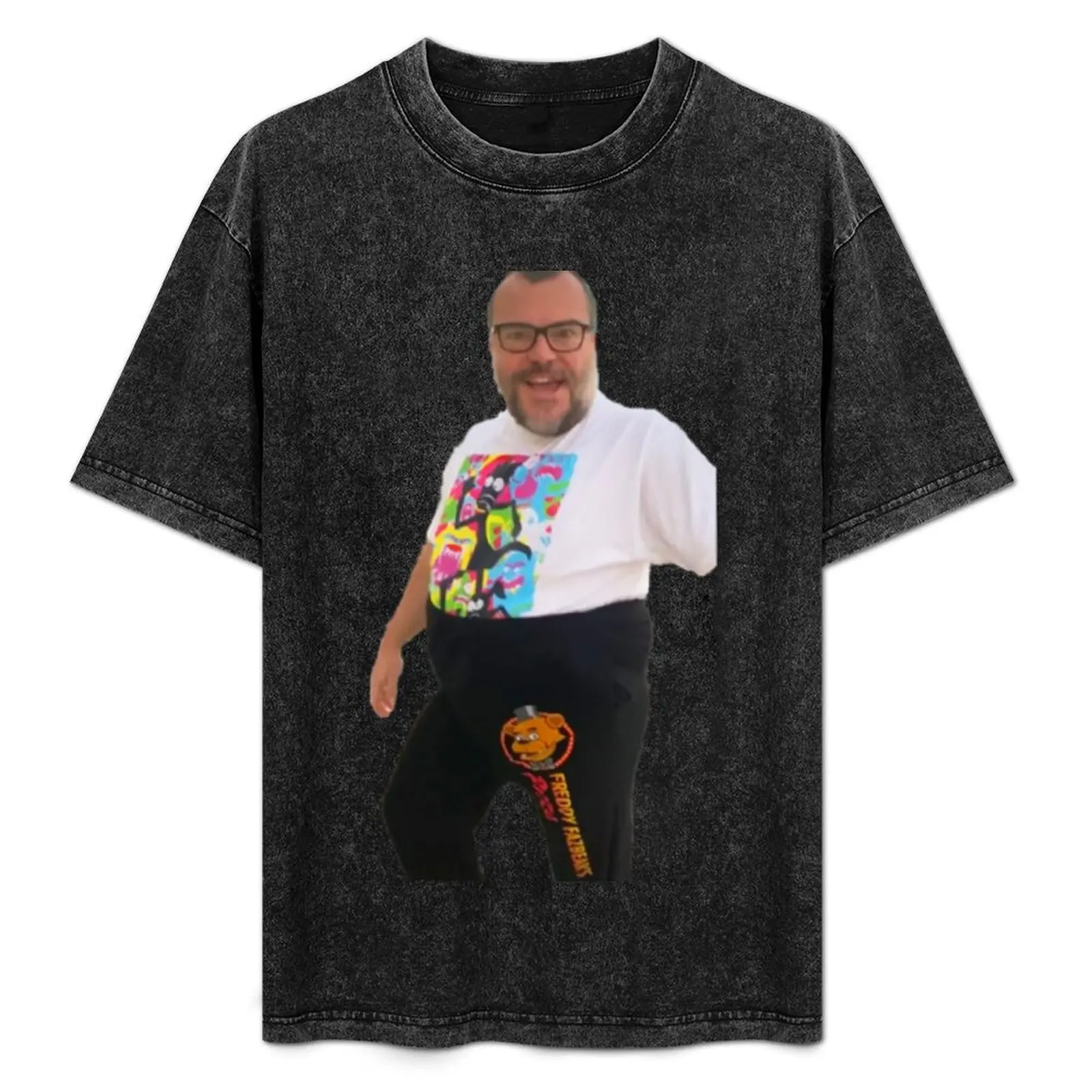 

jack black five nights at freddies Gift shirt T-Shirt Christmas Casual Short Sleeve Top