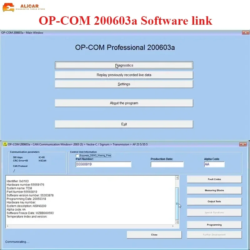 OPCOM 200603a Advanced Diagnostic Tool with Latest Software  Comprehensive Coverage for Opel Vehicles up to 2021 Tools