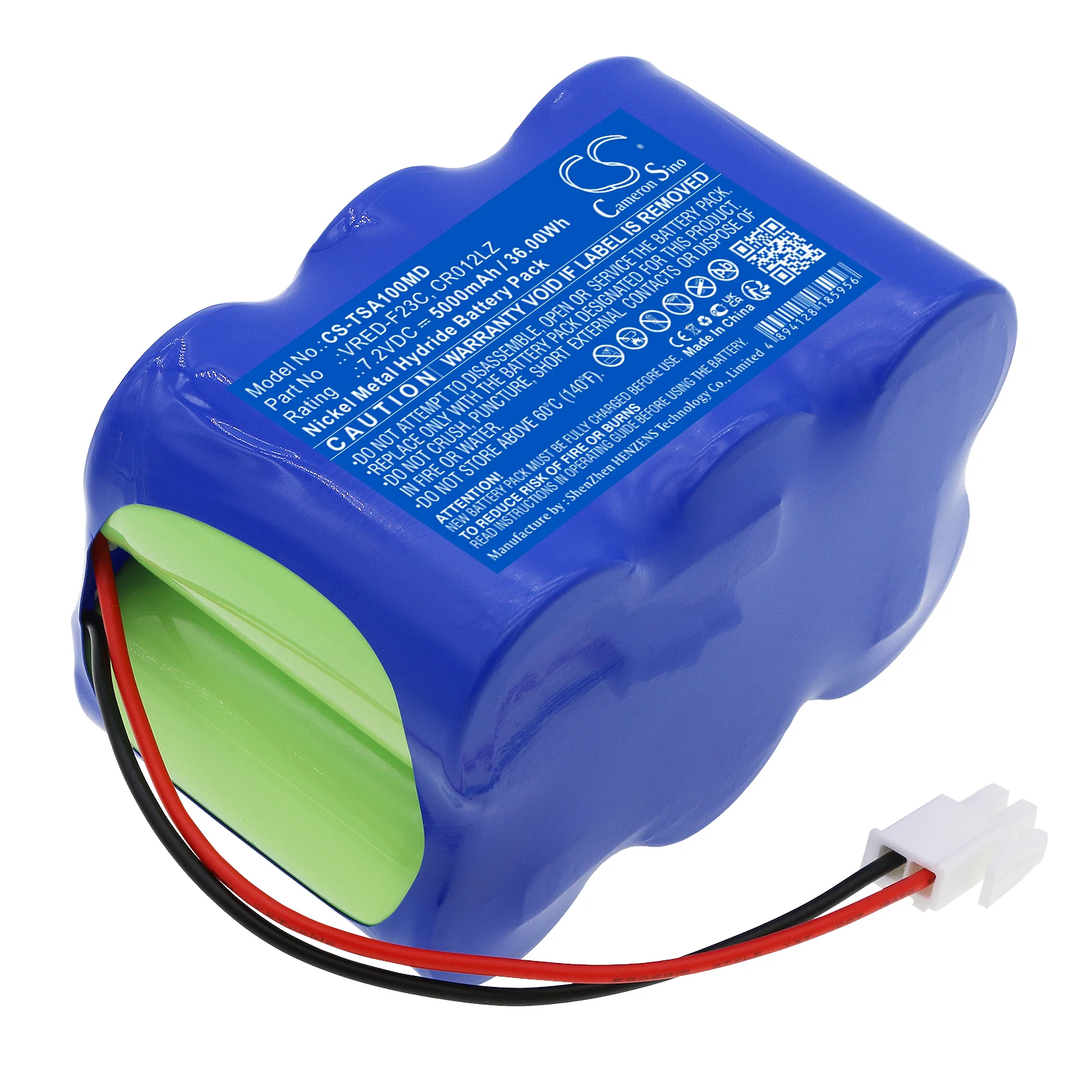 

Ni-MH Medical Battery for Thermo Scientific, 7.2V 5000mAh, Compatible Models: TVA1000 Toxic Vapor Analyzer