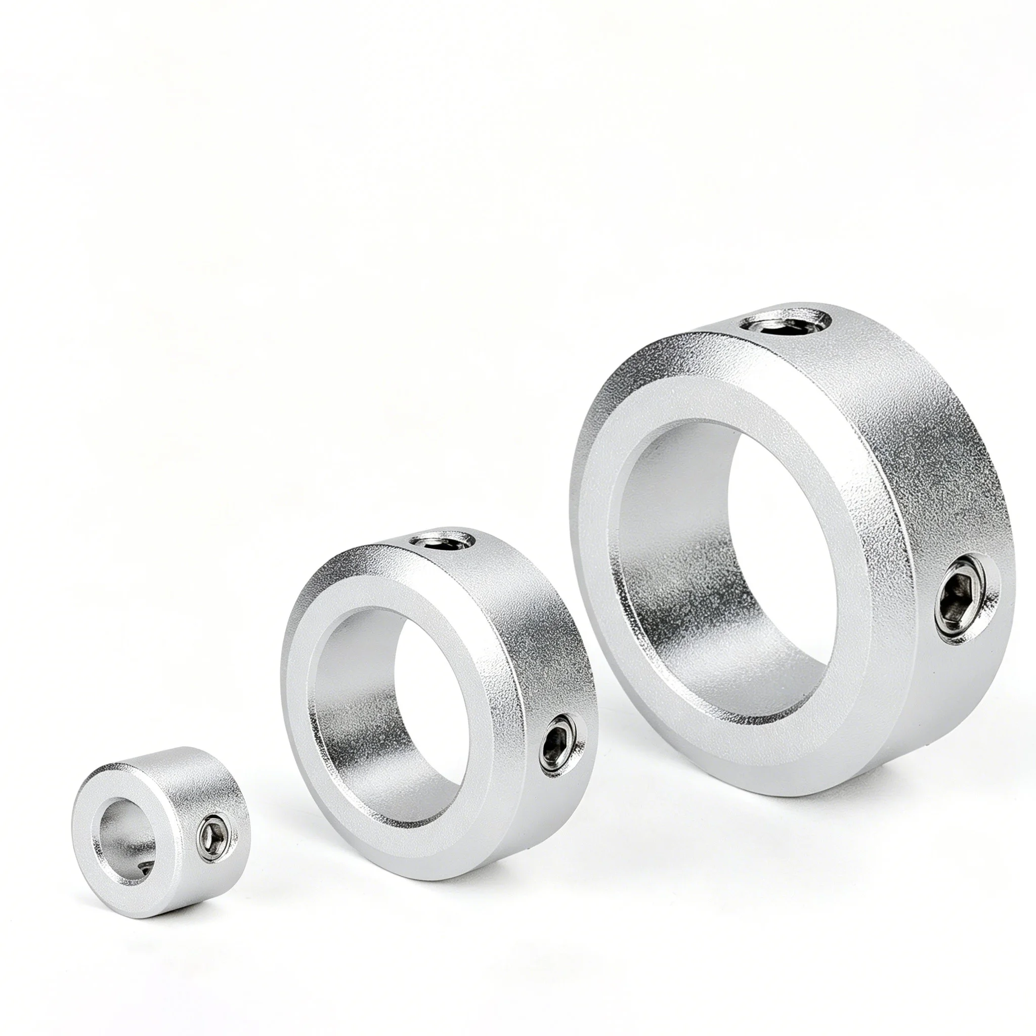1Pcs SOH Fixed Locking Limit Ring Stop Screw Type Aluminum Alloy Shaft Collar Bearing Positioning Retaining Ring Bore 6~50mm